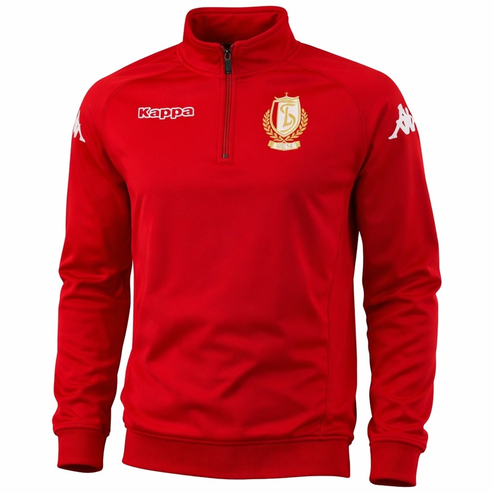 Kappa‎ Standard Liege Soccer Pullover Mens XL Red Quarter Zip Athletic Jacket